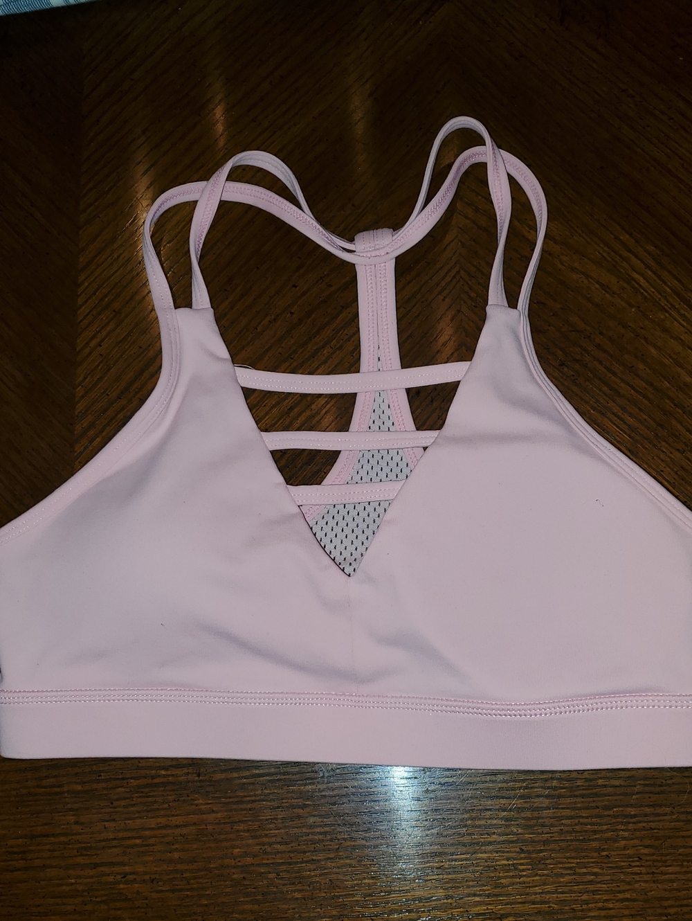 Zyia Light Pink Zyia Grid Bra